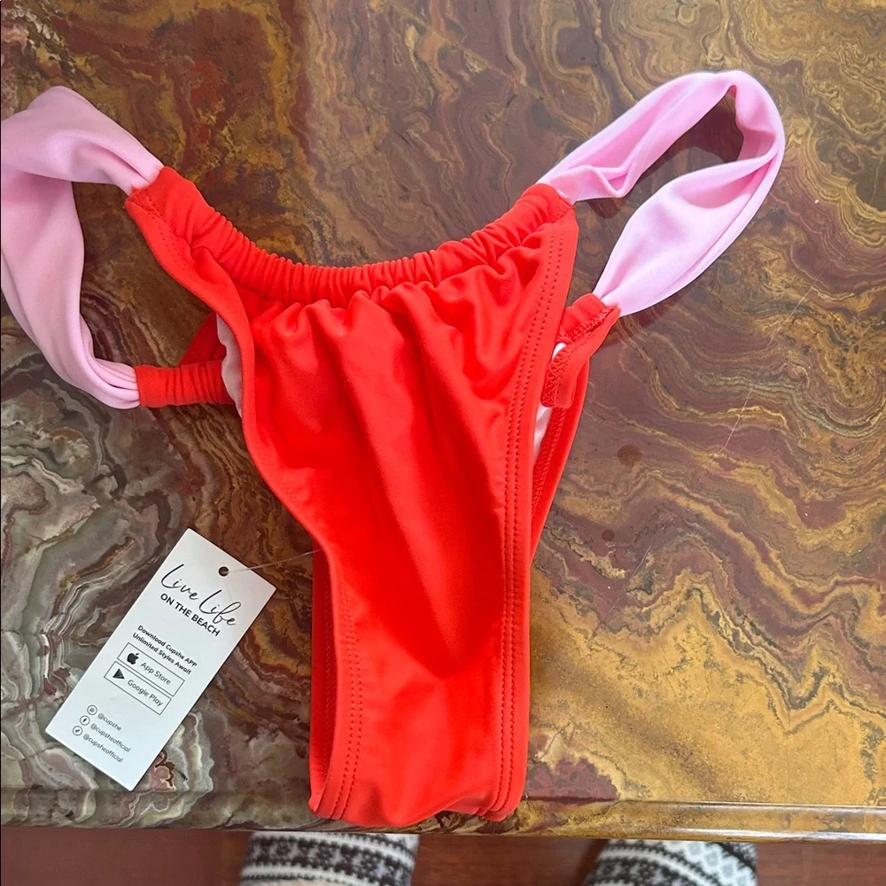 Cupshe Bold Red and Pink Bikini - Picture 7 of 7